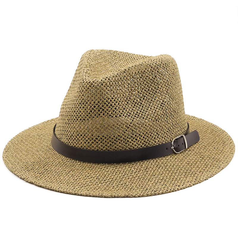 Topi Panama Jazz Sederhana den - Bucket Hat Straw ulasan dan harga
